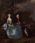 Portrait of Sarah Kirby and John Joshua Kirby Thomas